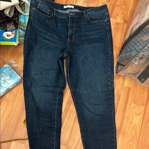 Nine West Super Skinny Dark Blue Women's Jeans Size 16